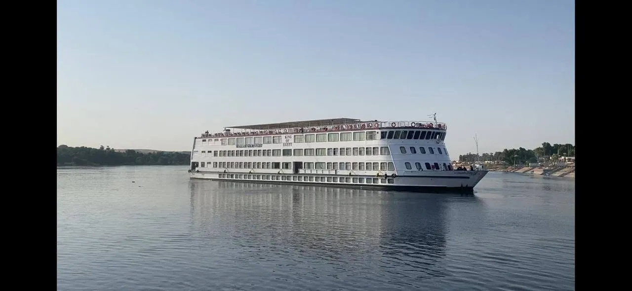 Exterior view of the King Of Egypt Nile cruise ship